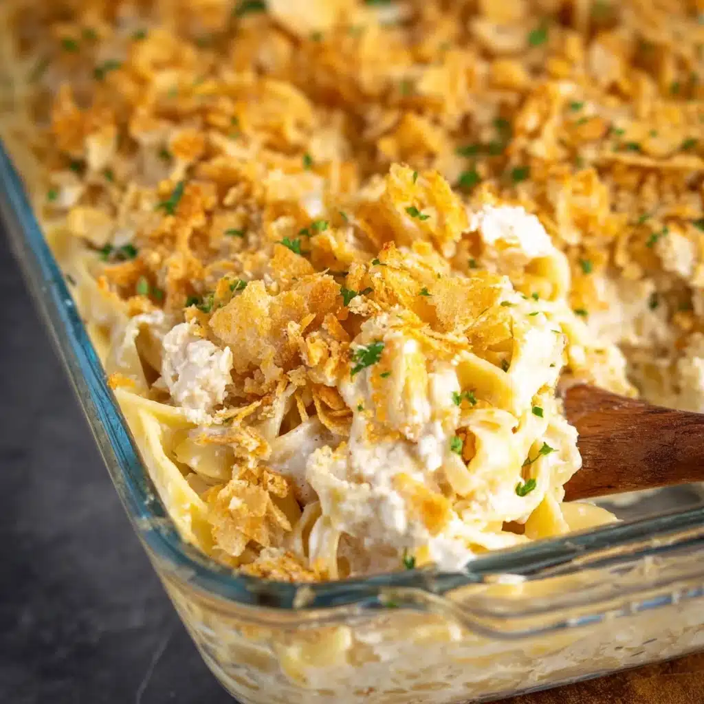 Old School Chicken Noodle Casserole Recipe - Recipe Image