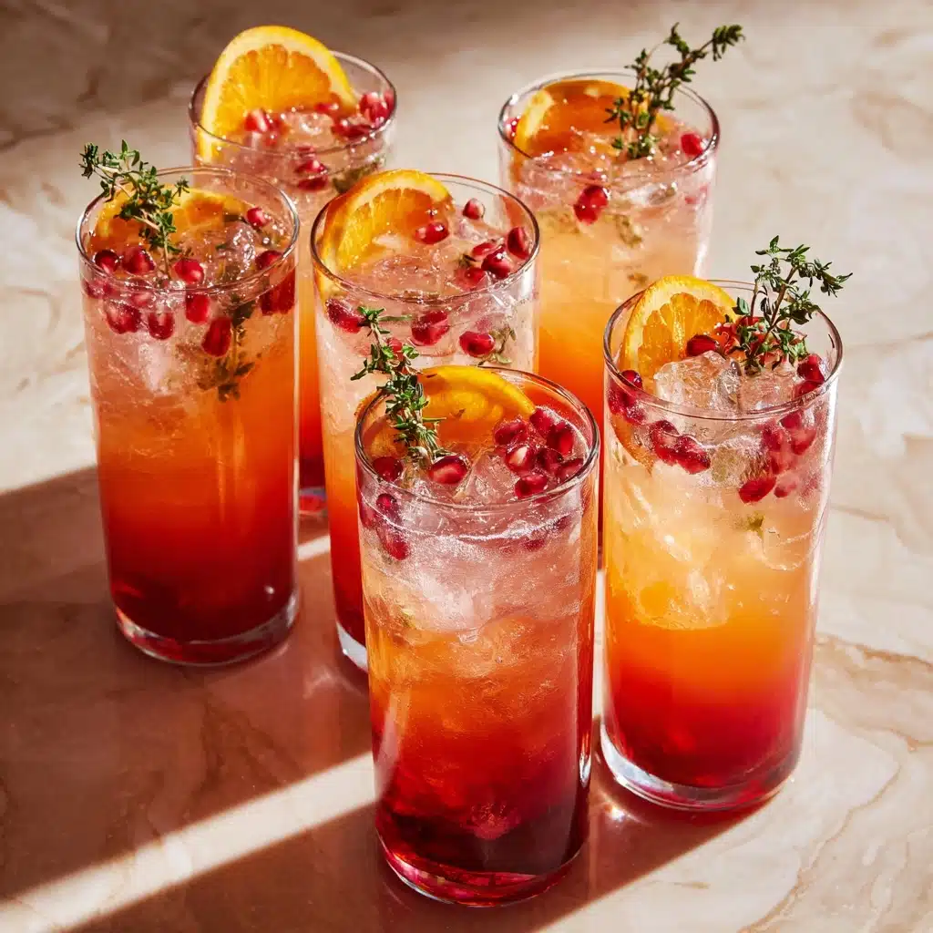 Pomegranate-Thyme Spritz Recipe - Recipe Image