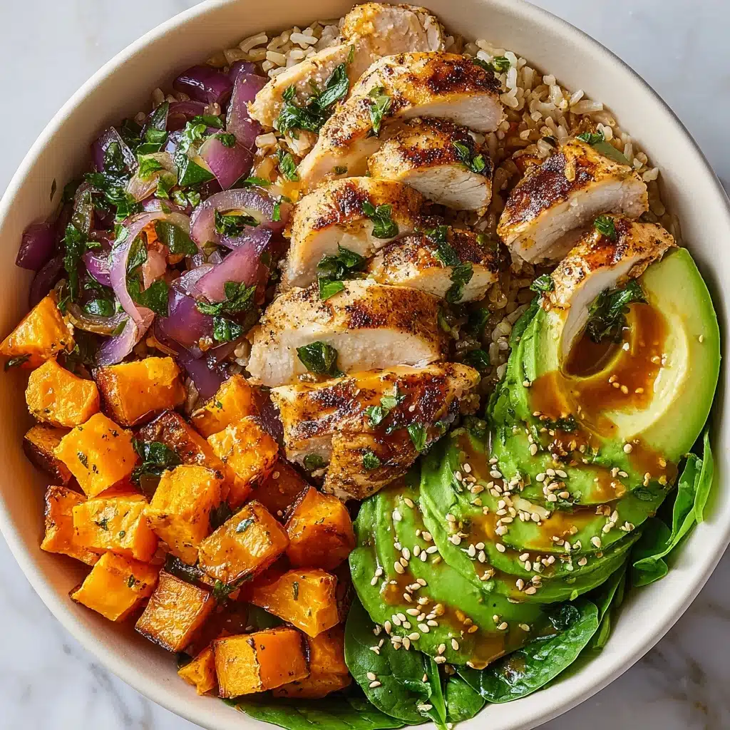 Peanut Chicken Protein Bowls Recipe