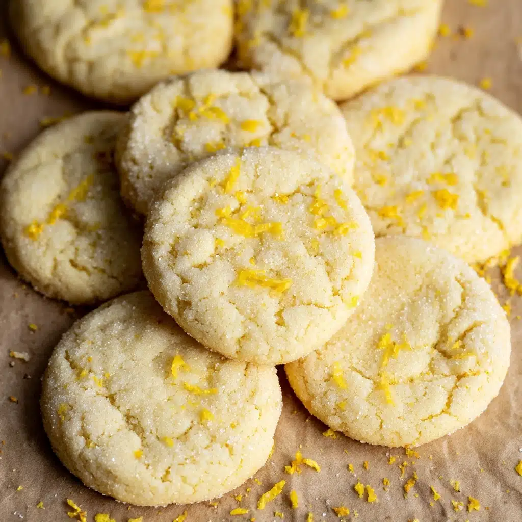 Easy No Chill Lemon Sugar Cookies Recipe - Recipe Image