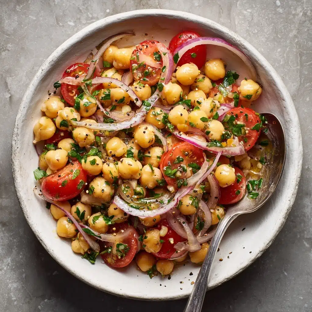 Chickpea Salad With Fresh Herbs And Scallions Recipe - Recipe Image