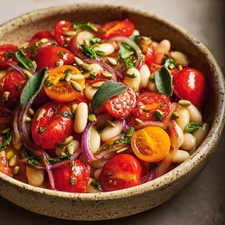 Cherry Tomato And White Bean Salad Recipe