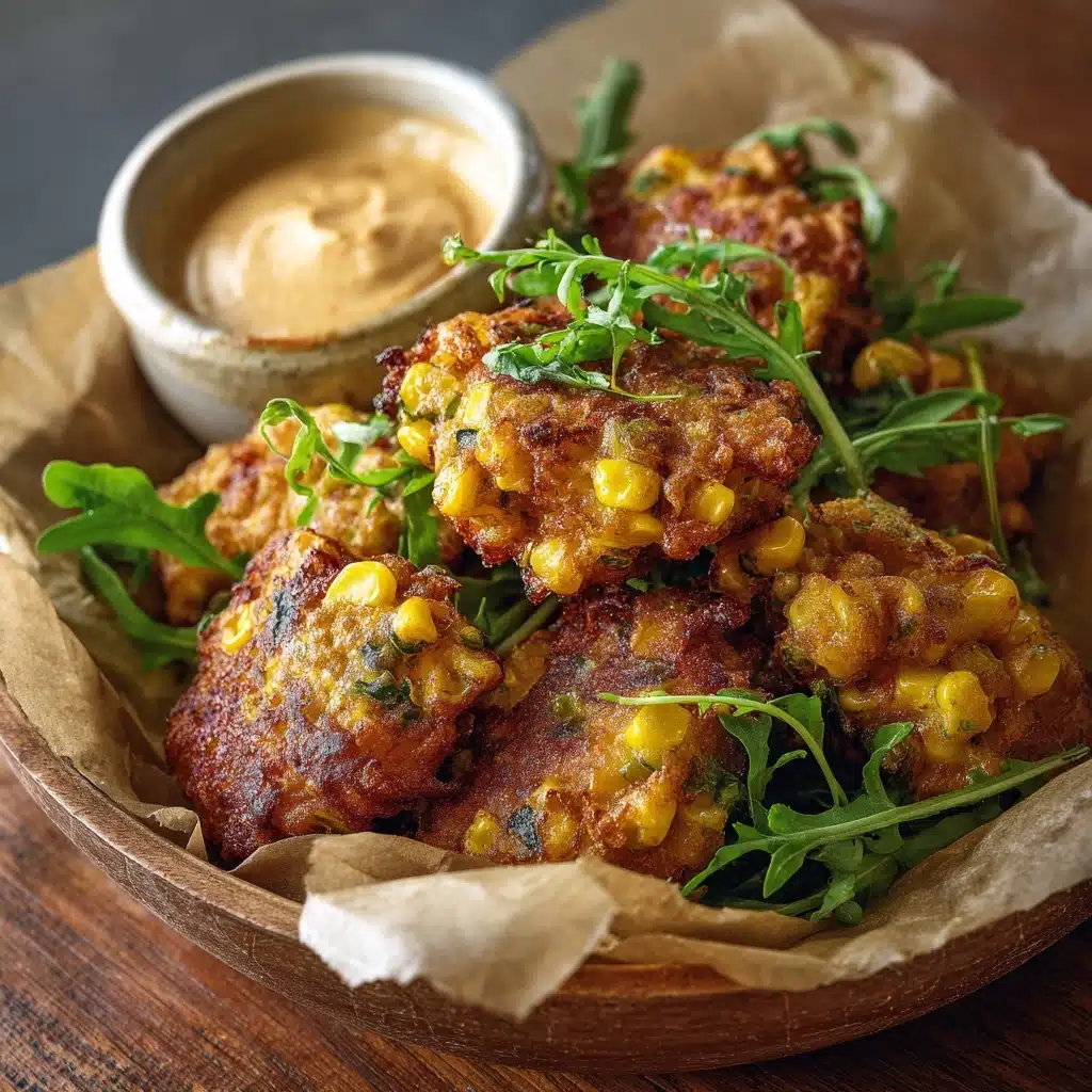 Air Fryer Corn Fritters With Tofu Recipe - Recipe Image