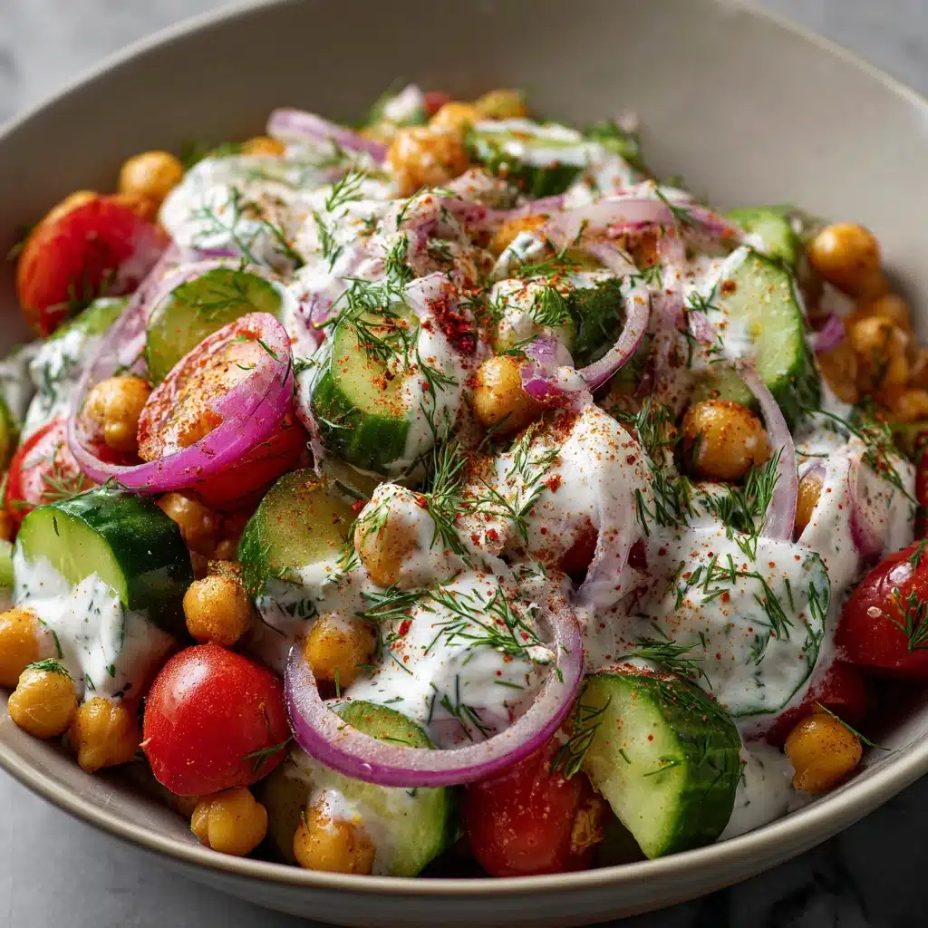 Tzatziki Chickpea Salad Recipe - Recipe Image