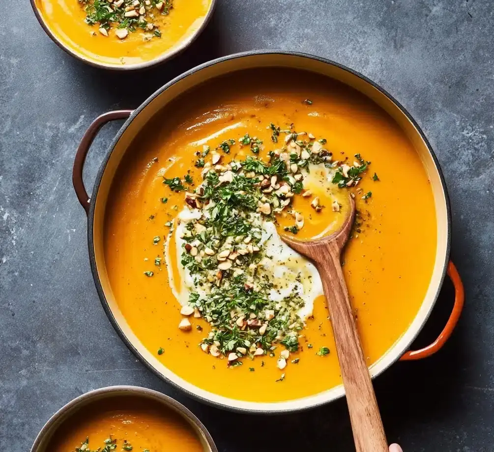 Spicy Instant Pot Carrot Soup Recipe