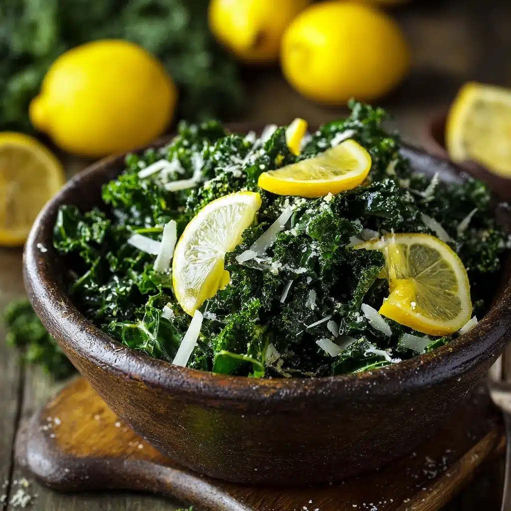Lemon-garlic Kale Salad Recipe - Recipe Image