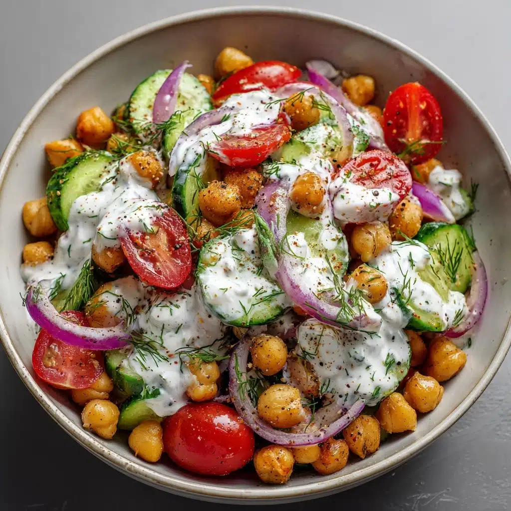 Tzatziki Chickpea Salad Recipe