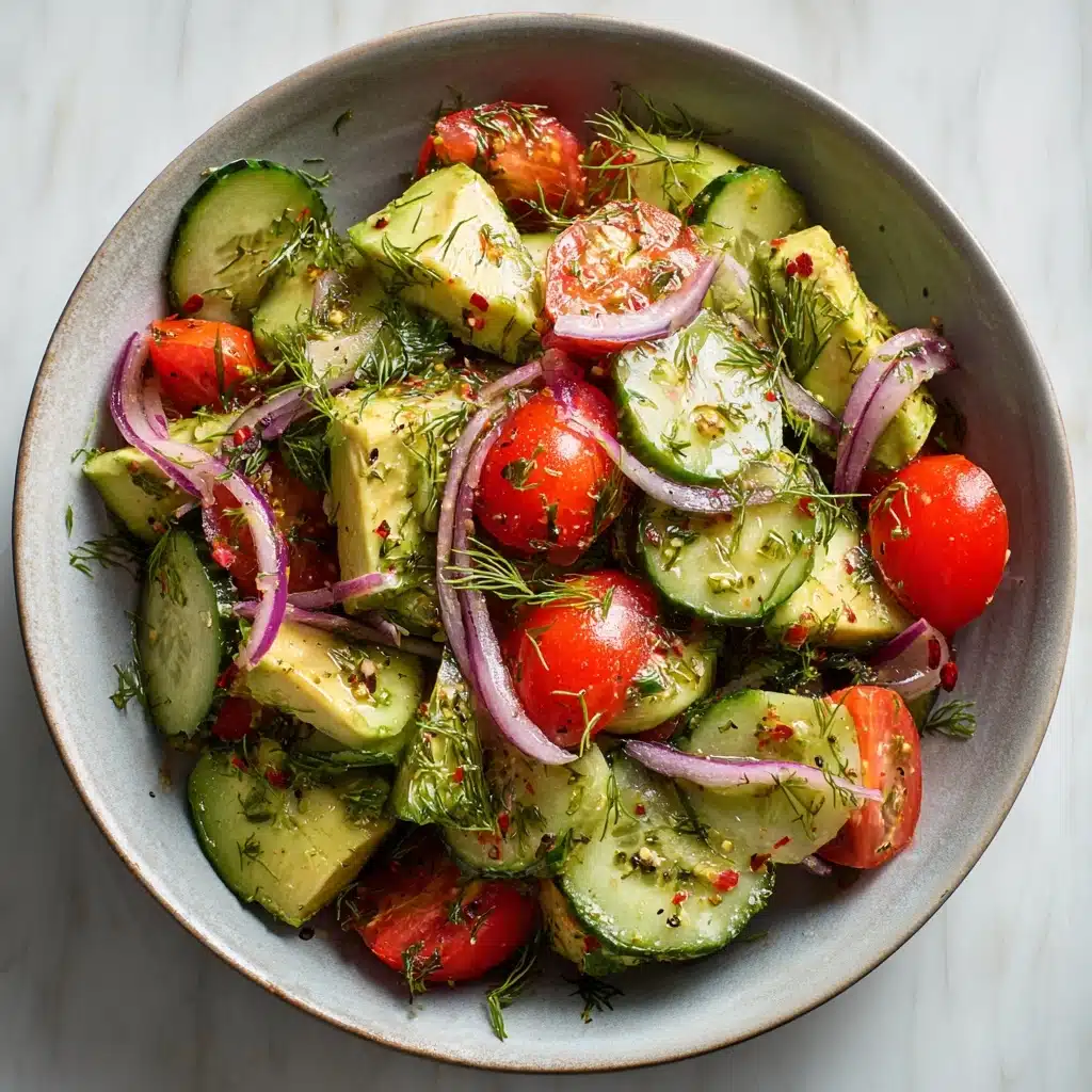Cucumber-avocado Salad Recipe - Recipe Image