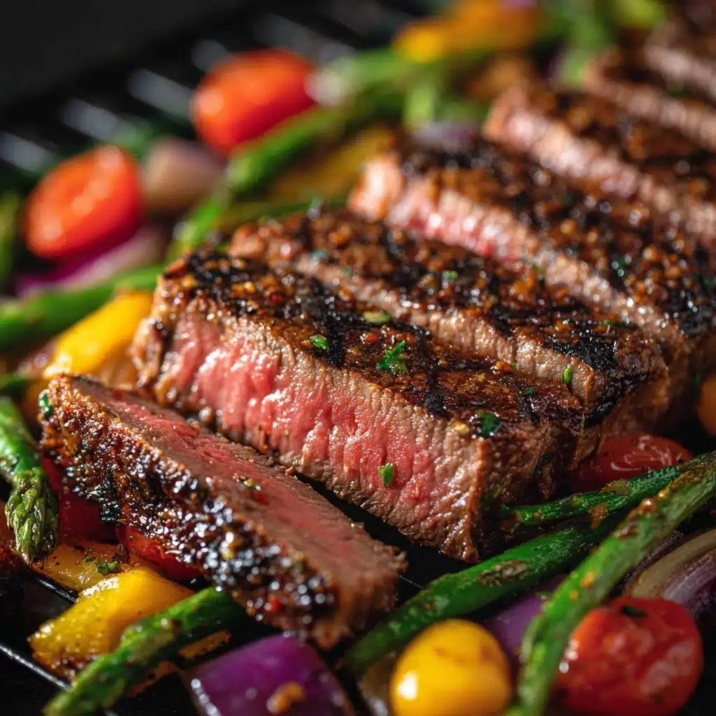One Pan Balsamic Steak and Veggies Recipe - Recipe Image