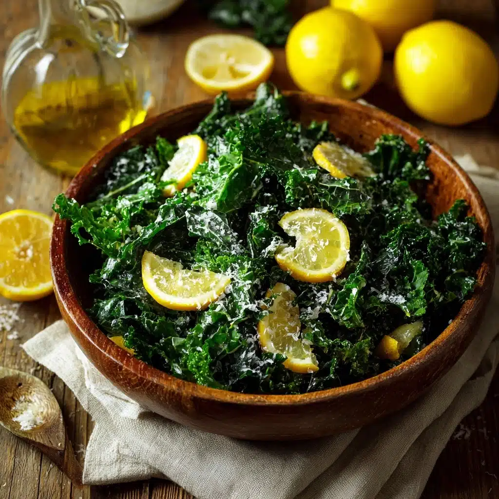Lemon-garlic Kale Salad Recipe