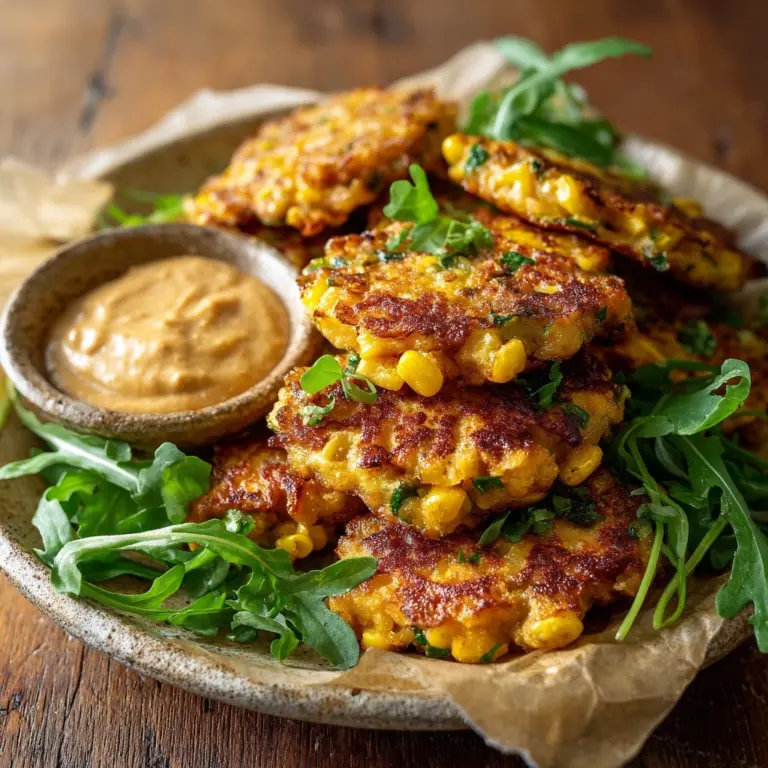 Air Fryer Corn Fritters With Tofu Recipe