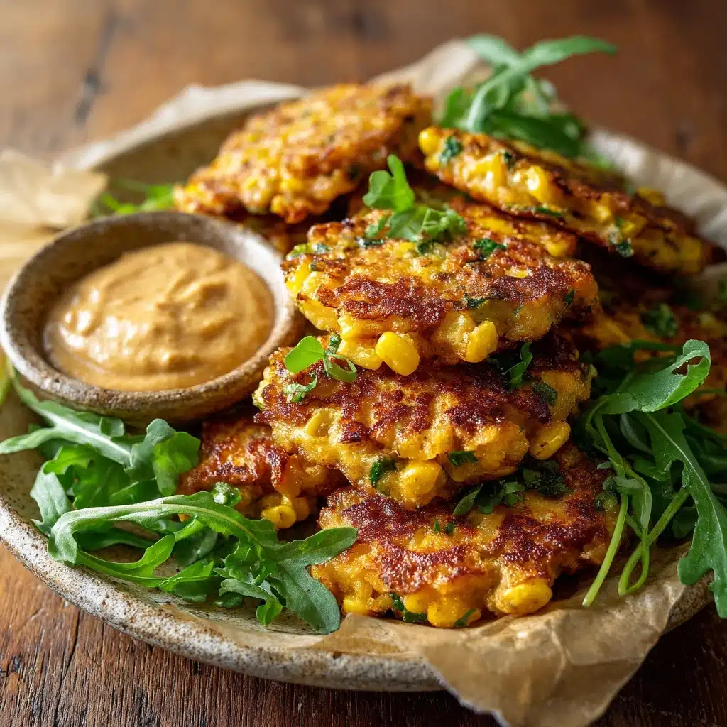 Air Fryer Corn Fritters With Tofu Recipe - Recipe Image