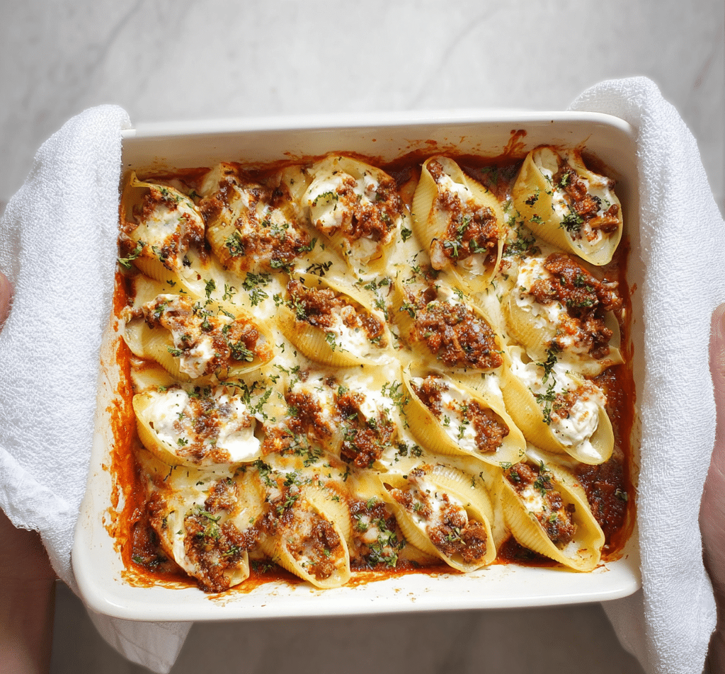 Beef Stuffed Shells Recipe