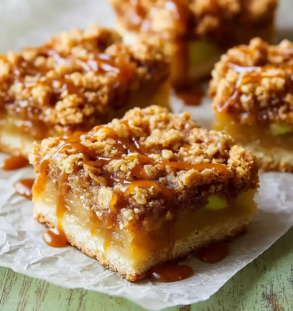 Salted Caramel Apple Pie Bars Recipe