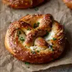 Spinach Artichoke Stuffed Pretzels Recipe