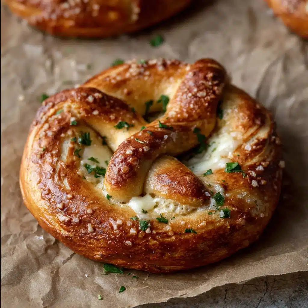 Spinach Artichoke Stuffed Pretzels Recipe - Recipe Image