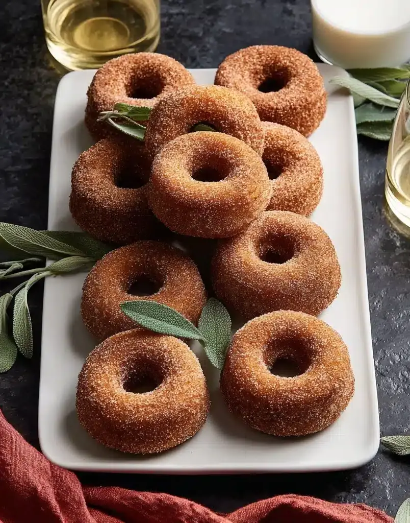 Baked Vegan Pumpkin Spice Donuts Recipe