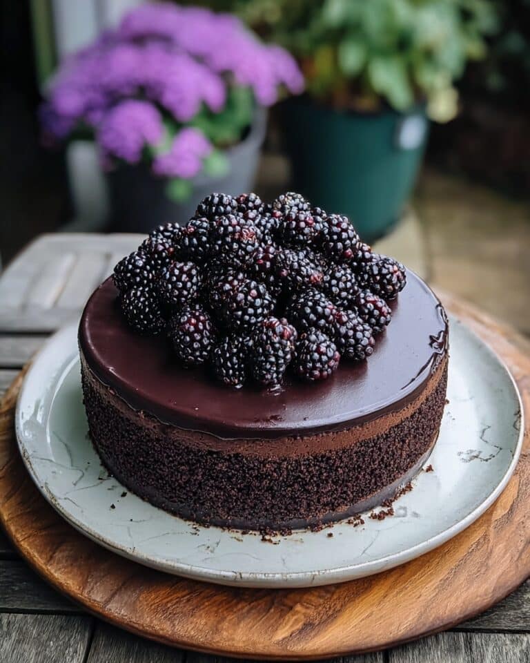 Blackberry Velvet Gothic Cake Recipe