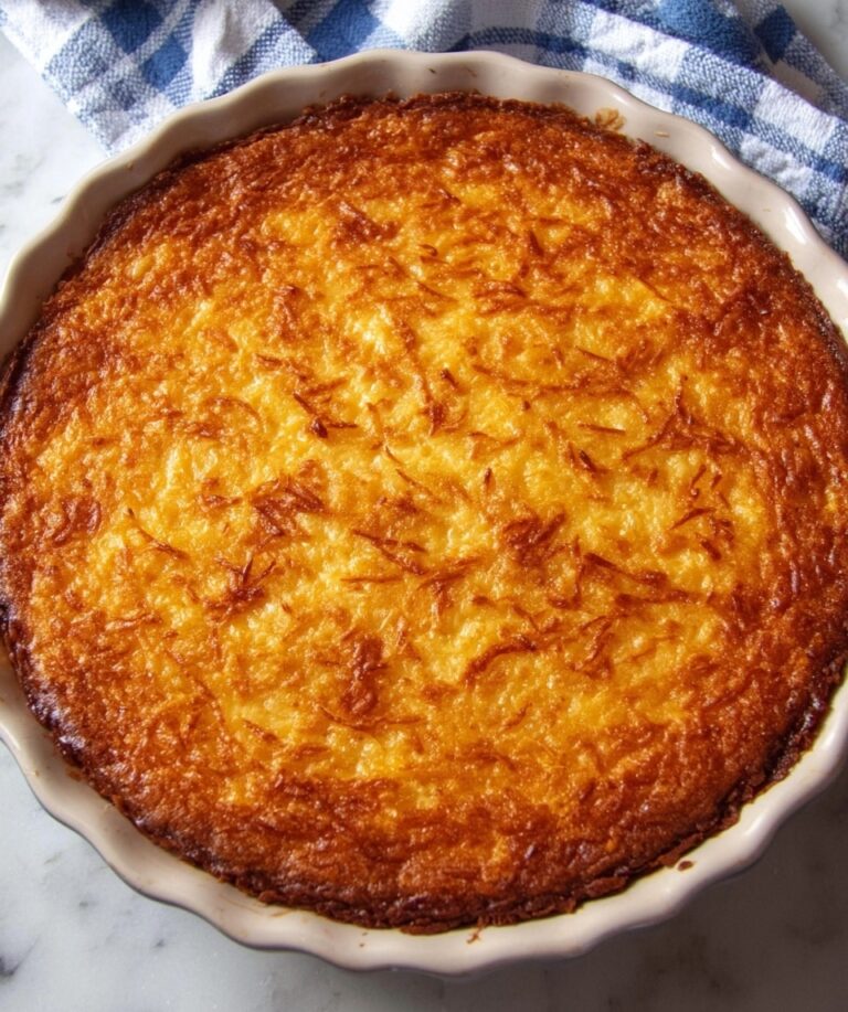 Crustless Gluten-Free Coconut Pie Recipe