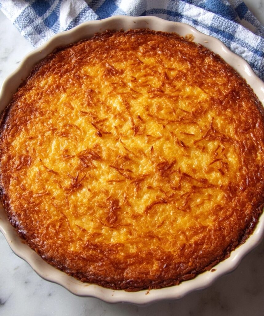 Crustless Gluten-Free Coconut Pie Recipe