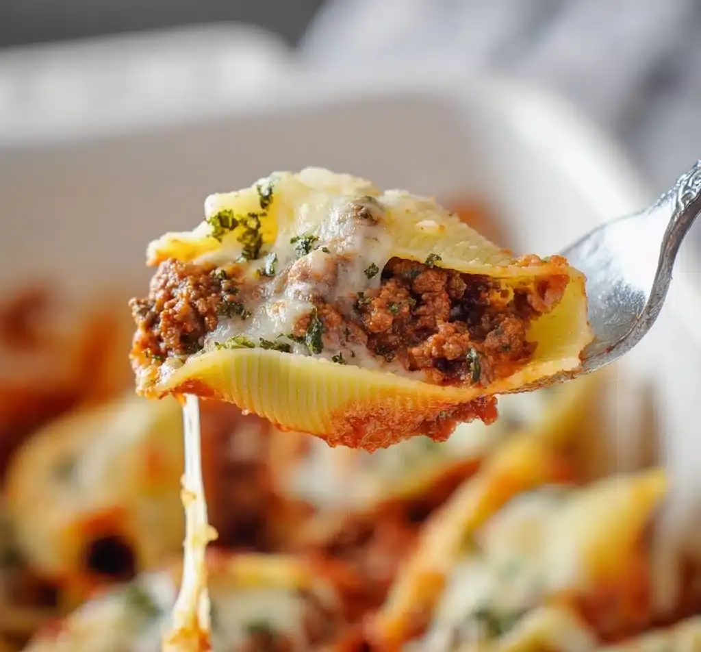 Beef Stuffed Shells Recipe