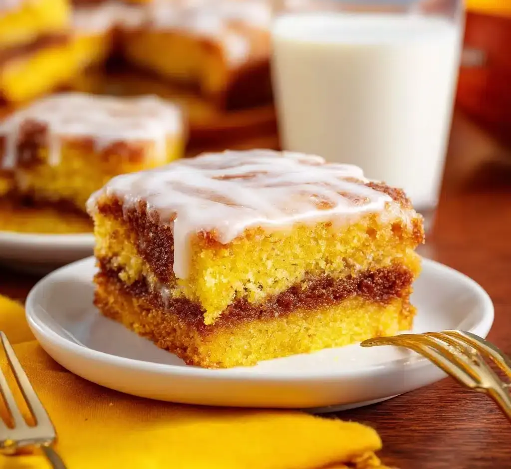 Pumpkin Honey Bun Cake Recipe