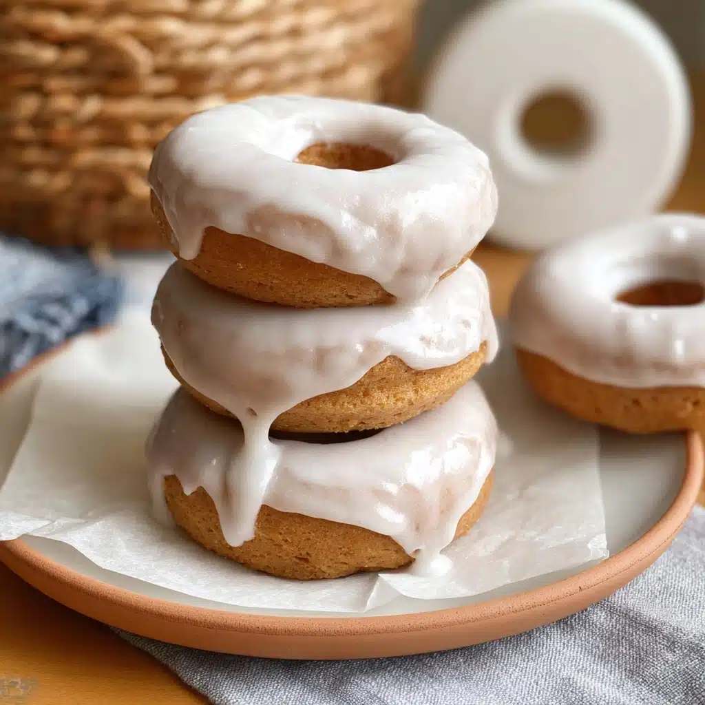 No Bake Vegan Protein Glazed Donuts Recipe - Recipe Image