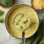 High Protein Broccoli Cheddar Soup Recipe