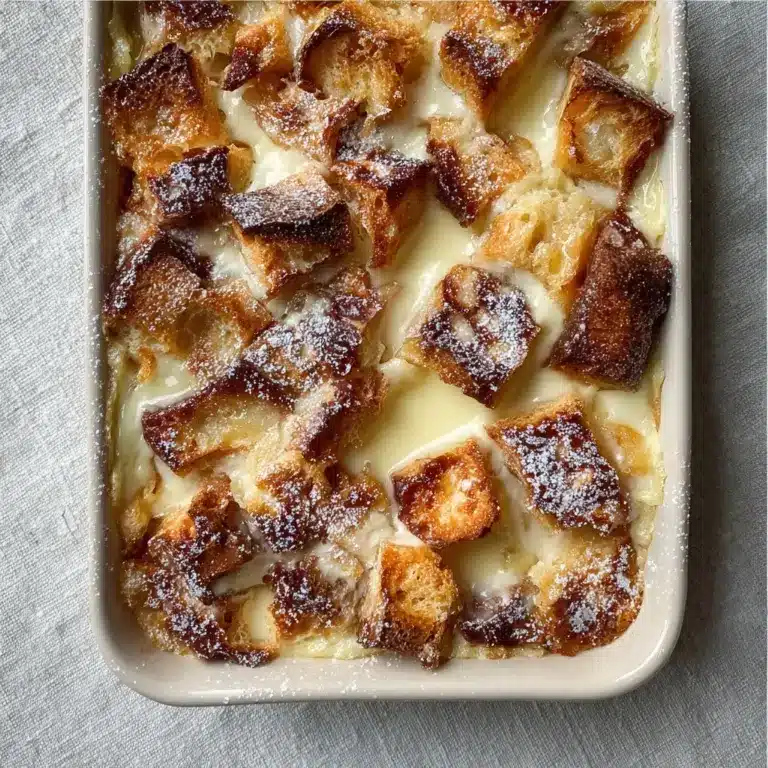 Easy vanilla bread pudding Recipe