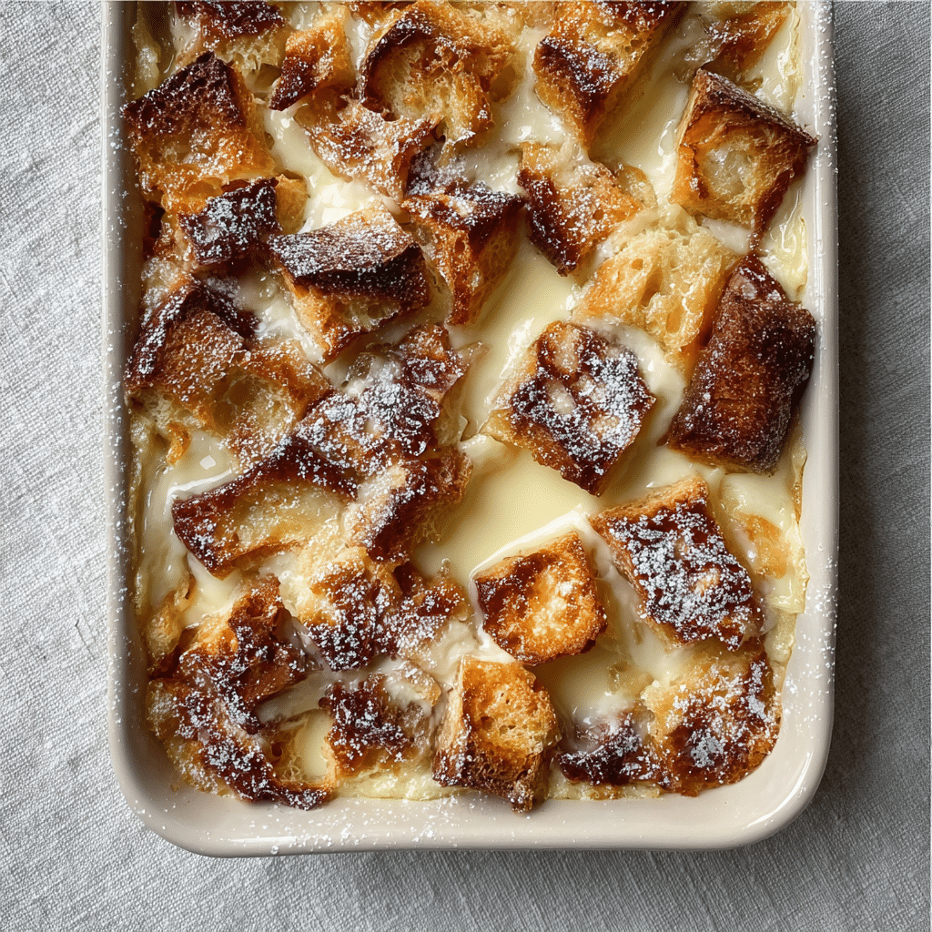 Easy vanilla bread pudding Recipe - Recipe Image