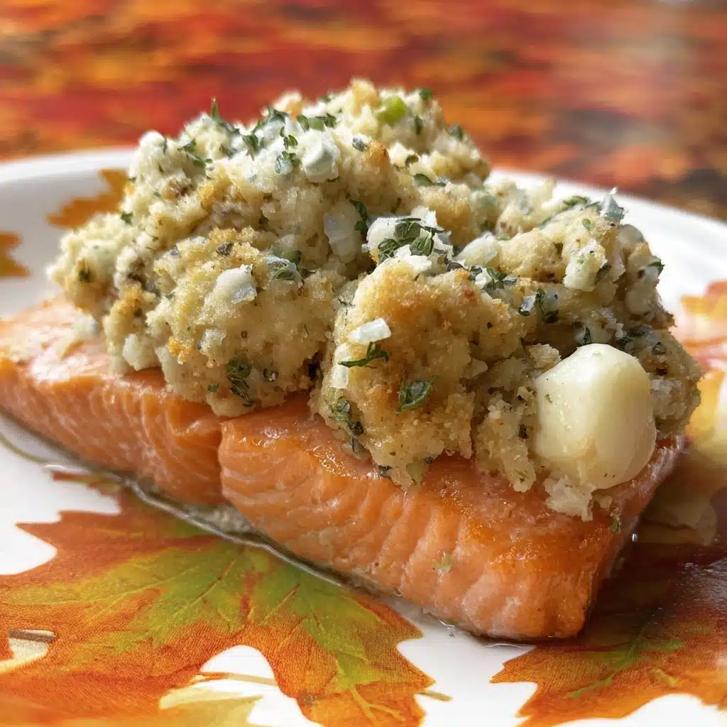 Crab and Shrimp Stuffed Salmon Recipe