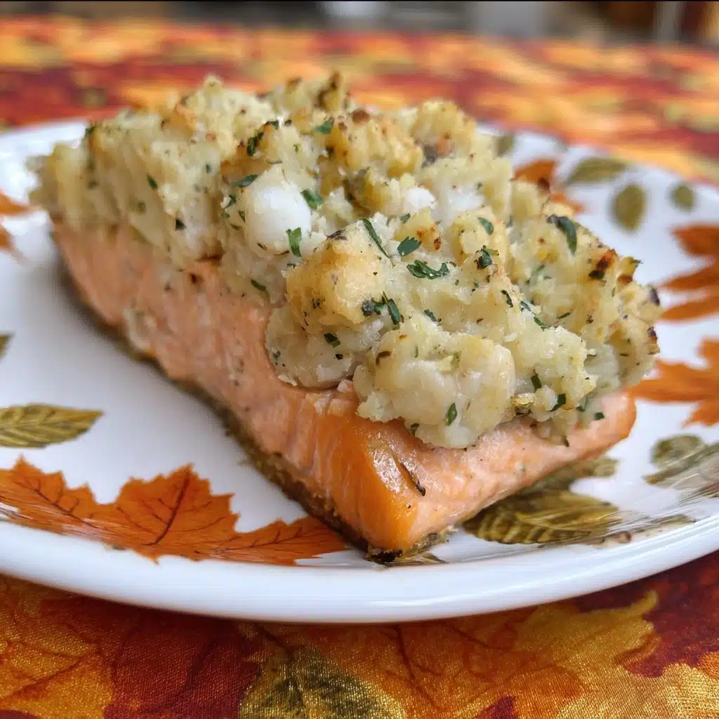 Crab and Shrimp Stuffed Salmon Recipe - Recipe Image