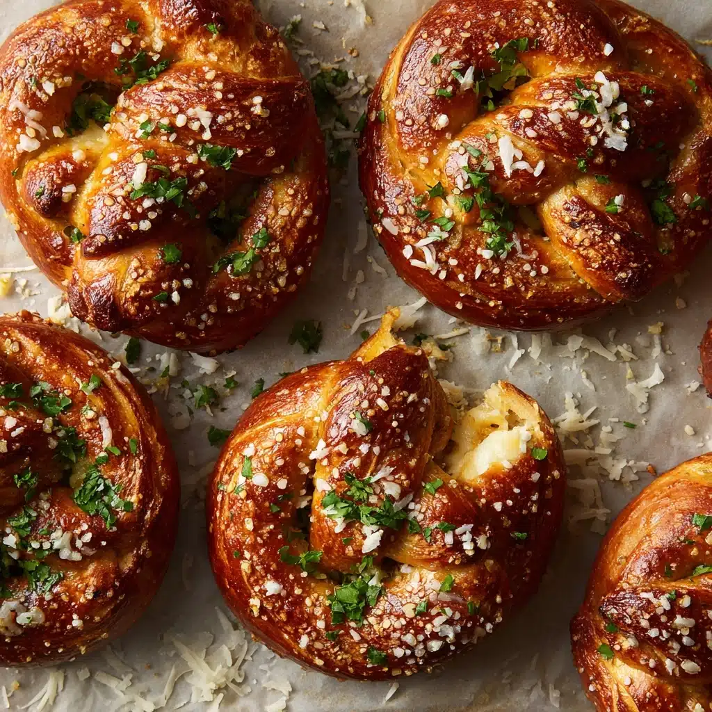 Spinach Artichoke Stuffed Pretzels Recipe - Recipe Image