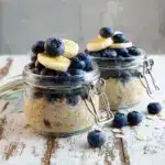 Blueberry Vanilla Overnight Oats Recipe
