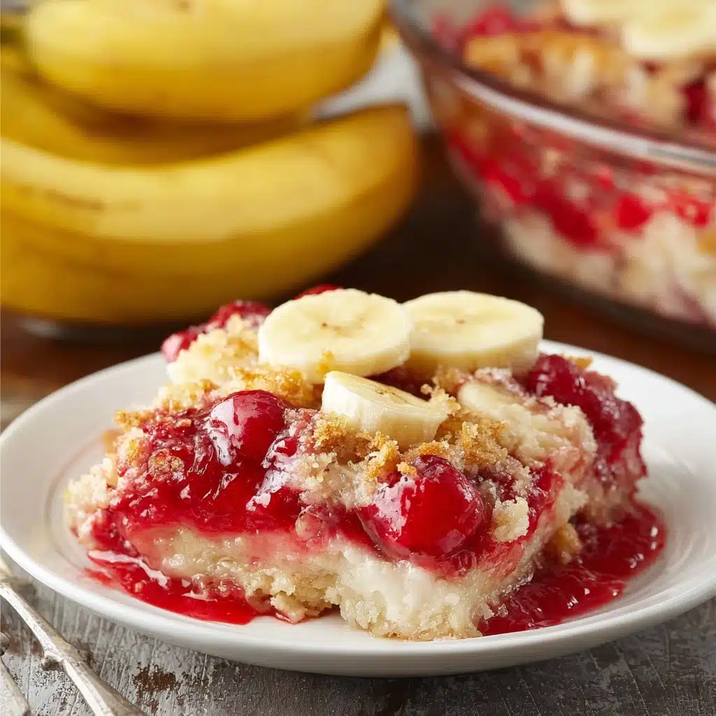 Banana Split Dump Cake Recipe - Recipe Image
