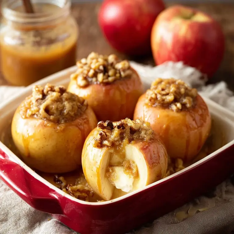 Cheesecake Stuffed Apples Recipe