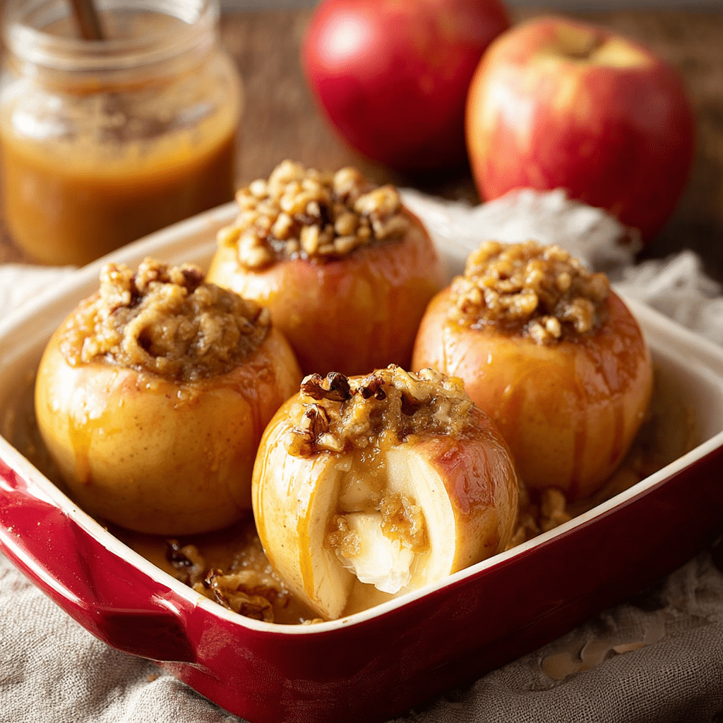 Cheesecake Stuffed Apples Recipe - Recipe Image