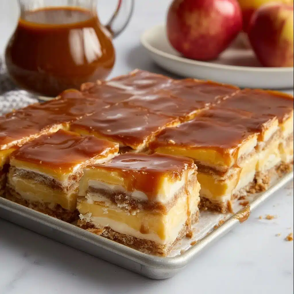 Caramel Apple Éclair Cake Recipe - Recipe Image