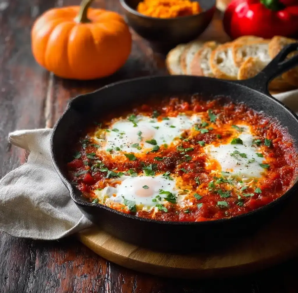Pumpkin Shakshuka (Baked Eggs in Tomato Stew) Recipe