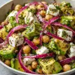 Chickpea Feta Avocado Salad Recipe
