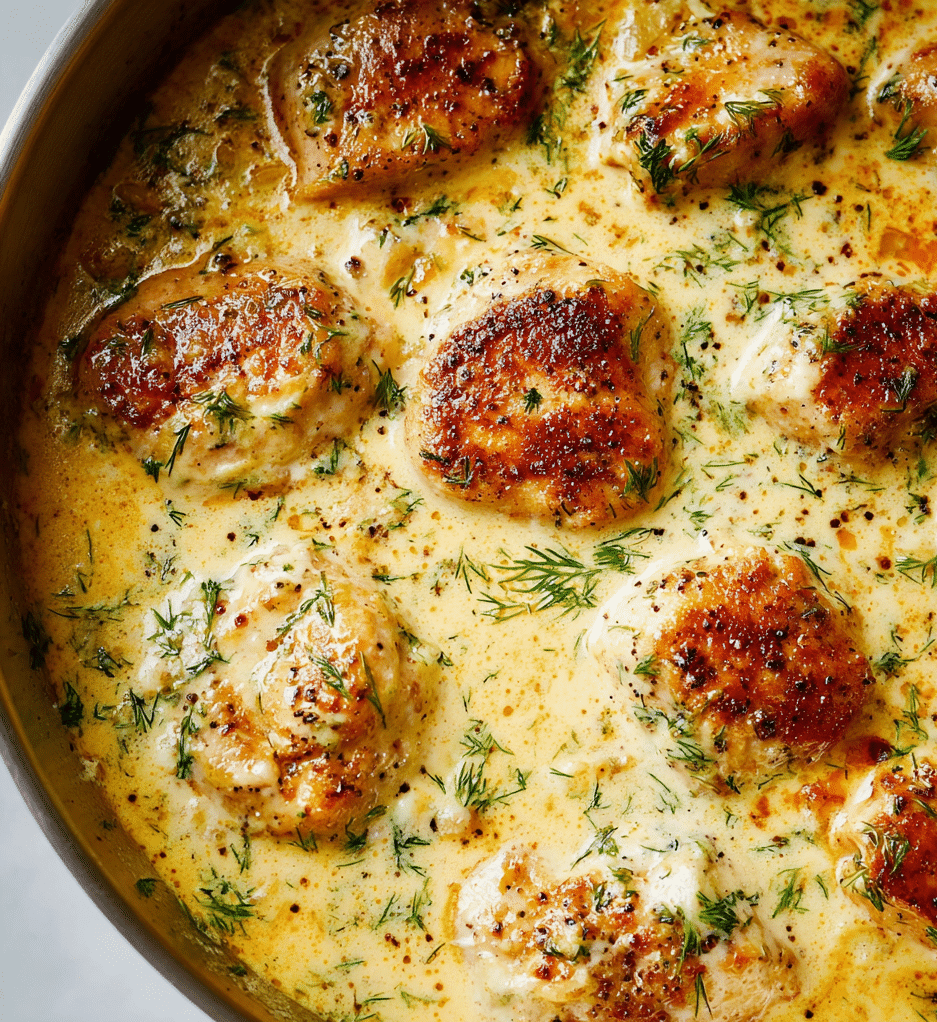Creamy Oven Baked Chicken Thighs Recipe