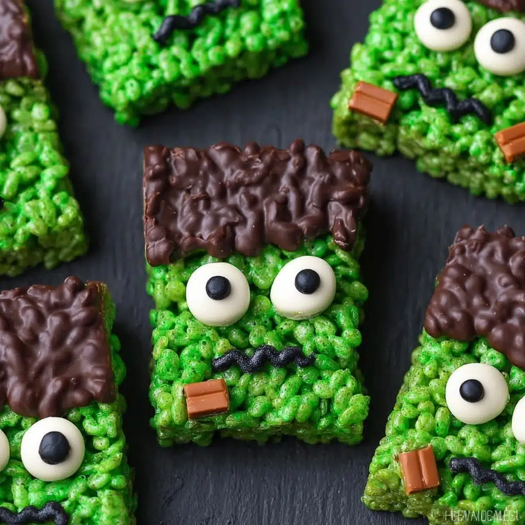 Frankenstein Rice Krispies Treats Recipe