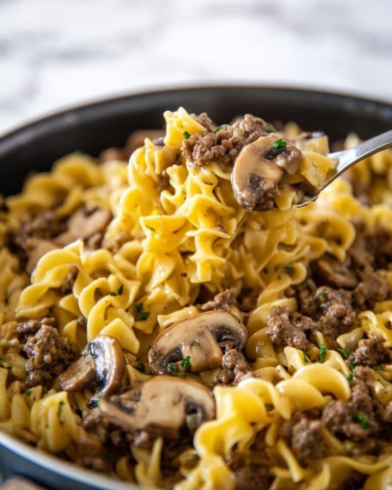 Ground Beef Stroganoff Recipe