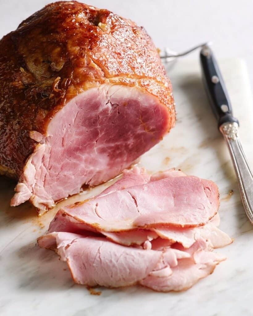 Slow Cooker Spiral Ham with Apricot-Dijon Glaze Recipe
