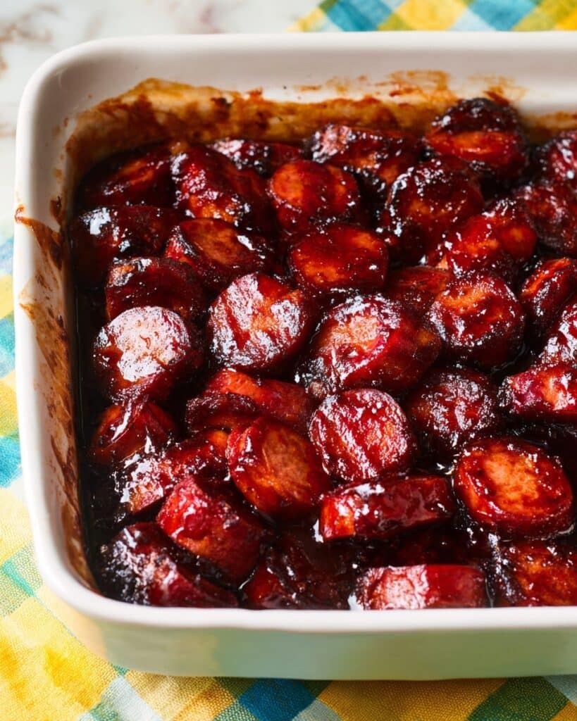 Candied Kielbasa Baked in the Oven Recipe