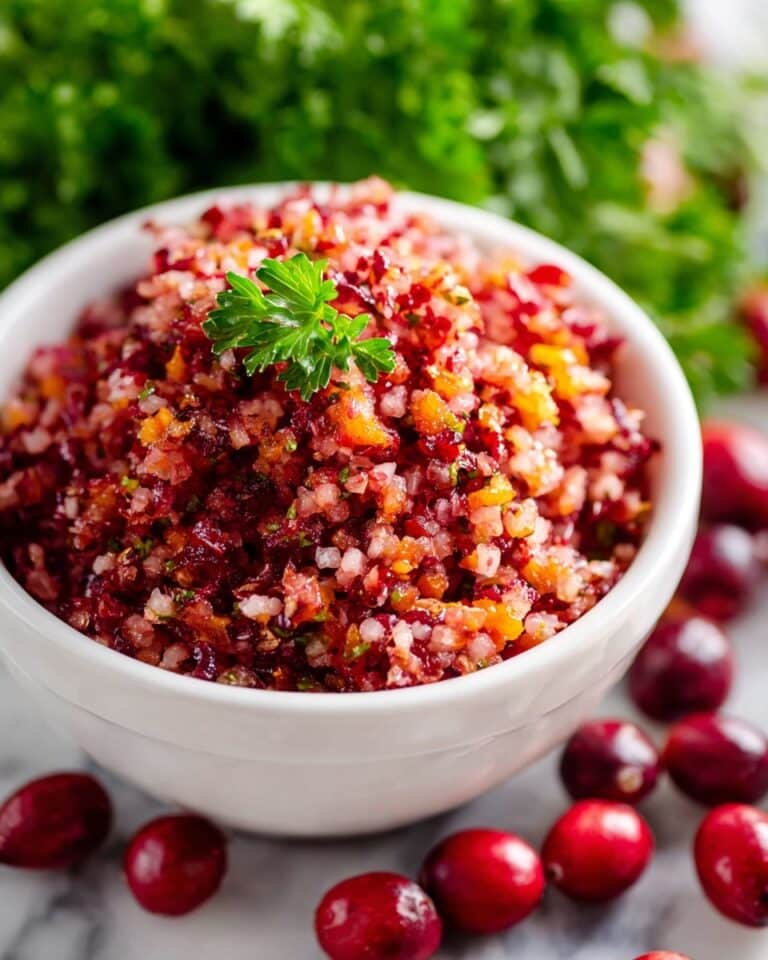 Quick and Easy Cranberry Relish Recipe