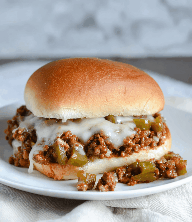 Philly Cheesesteak Sloppy Joes Recipe