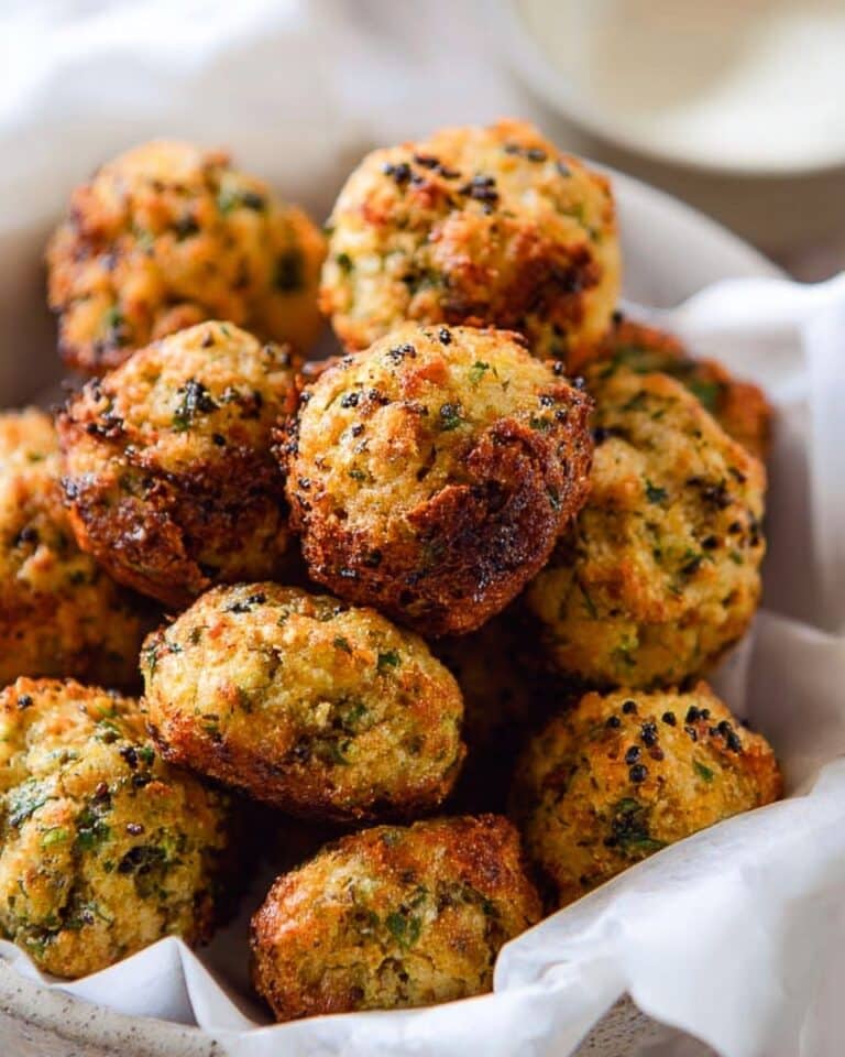 Baked Broccoli Cheese Balls Recipe