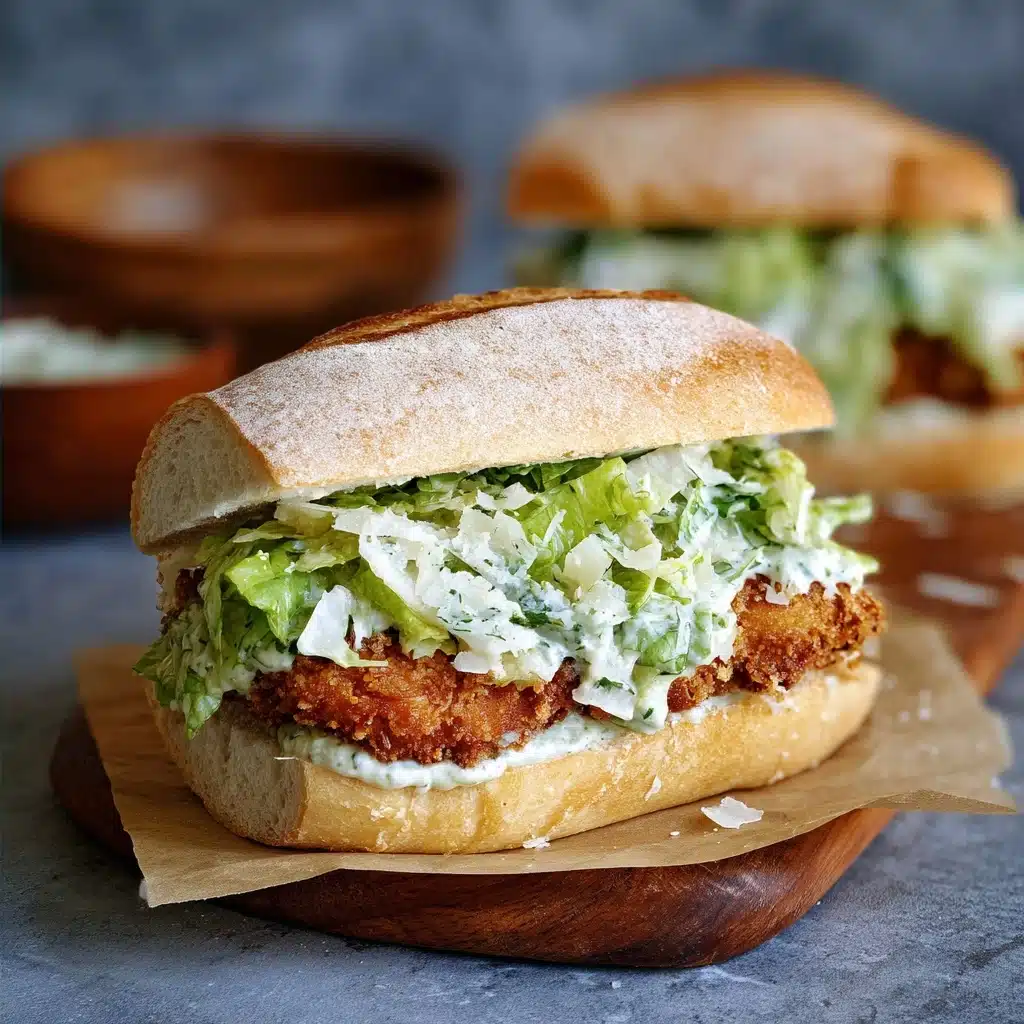 Crispy Chicken Caesar Sandwich Recipe - Recipe Image