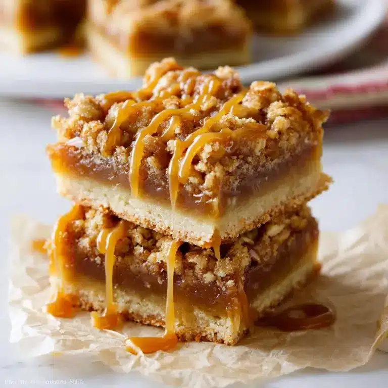 Salted Caramel Apple Pie Bars Recipe